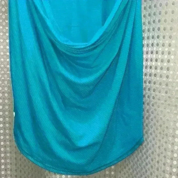 LULULEMON WILD TANK HEATHER BLUE TROPICS/Parallel Stripe Deep Navy Tranquil 6/S - Picture 10 of 13